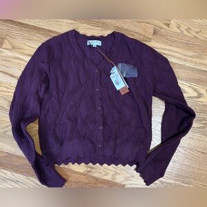 Vero Moda Women's Plum Cardigan